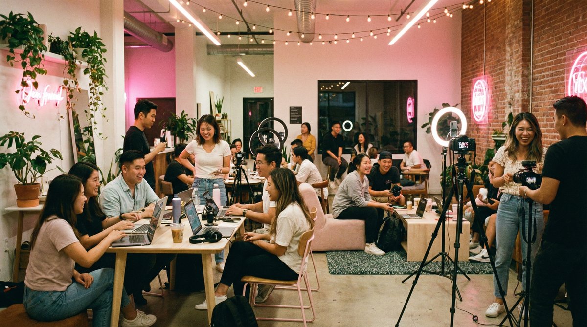 蘑菇视频创作者聚会